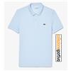 Lacoste POLO LACOSTE SLIM FIT IN PETIT PIQUÈ MANICA CORTA- PH4012-00-T01 col blu celeste