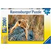 Ravensburger 129461 Piccolo leone, Puzzle 200 Pezzi XXL per Bambini, Età Raccoma