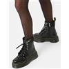 Dr. Martens Stivale Da Donna Anfibi Jadon HWD II Butter con Zeppa Nero Lucido