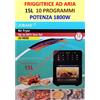 JUBAKE Friggitrice elettrica ad aria 15 litri Fornetto 1800w 200° 10 Programmi.