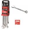 USAG SERIE SET KIT 8 CHIAVI COMBINATE FISSA E STELLA PROFESSIONALI USAG 285 DS8