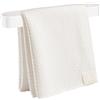 LUTER Porta Asciugamani 30 cm Autoadesivo e con Vite a Parete per Bagno Cucina (B