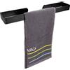 BAOII Bagno Portasciugamani 30cm Portasciugamani In Alluminio,Nero Porta As