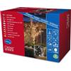 Konstsmide 3636-100 Micro ciuffi Lichterkette LED (192 caldo diodi bianchi Multif., Trasformatore esterno 24V, 5.76W, cavo nero)
