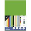Kangaro - Carta colorata verde chiaro, formato DIN A4, 160 g/m², mix FSC, confezione da 50 pezzi, carta da lettere fai da te