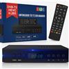 Decoder Digitale Terrestre Full HD Dvb T2 Usb HDMI Presa Scart Ricevitore USB