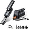 ESSAGER ASPIRAPOLVERE ASPIRABRICIOLE POMPA (2in1) PER AUTO MACCHINA 8000PA 18 MINUTI