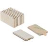 FIRST4MAGNETS Magnete Neodimio N42 Adesivo Per Arti, Artigianato, Produzione Di Modelli, Fai -Da -Te, Hobby, Ufficio E Casa - 20mm x 10mm x 1,5mm Di Spessore - 2kg - Pacchetto Di 100