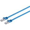 MicroConnect RJ45 patch cord S/FTP (PiMF), w. CAT 7 raw cable 1.5m Blue