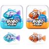 ROBO ALIVE Pesce robot Robo Fish Serie 3 confezione da 2 arancione e verde a