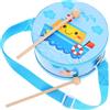 TOYANDONA Bambini Tamburo Set di Legno Tamburo Giocattolo Con Bacchette S