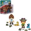 Pinypon Action - Wild 2 Personaggi con 2 Animali per Bambini/e da 4 a 8 An