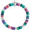 DoDo Bracciale Dodo Rondelle DBC5004_RONDE_VI0AG Bracele Argento Multicolor Plastica