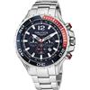 Nautica Orologio Uomo NAUTICA NST NAPNSTF13 Chrono Bracciale Acciaio Blu Sub 100mt