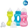 Nuby Biberon Anticolica Presa Facile 210 ml 3+ Mesi Tettarella Assortito ID1241 Nuby