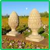Coppia pigne pigna in cemento marmo decorazioni per giardino terminale colonna