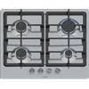 Bosch Piano Cottura a Gas 4 Fuochi 60 cm con Griglia in Ghisa Inox PGP6B5K90 Bosch