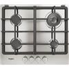 Whirlpool Piano Cottura a Gas 4 Fuochi da incasso 58 cm Acciaio inox Whirlpool TGML 661 IX