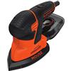 Black+Decker KA2500K Levigatrice Mouse 120W Valigetta Rigida 9 Accessori Inclusi