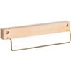 Navaris Portasciugamani 8x30x5,5 cm Bagno Cucina - Porta Asciugamani da Muro -