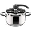LAGOSTINA Pentola a Pressione Induzione Inox 5 Lt cm 22 Briosa Lagoeasy'up LAGOSTINA