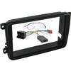 G.M. Production Mascherina full kit doppio 2 Din VW Golf 5 6 Polo Touran Passat Tiguan Eos Caddy