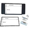 G.M. Production Mascherina Doppio 2 DIN RADIO MONITOR RENAULT Trafic da 2022 (no OEM Navigation)