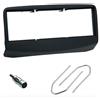G.M. Production Mascherina kit supporto radio 1 Din (ISO) FIAT MULTIPLA colore NERO dal 2006