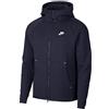 Nike M NSW TCH FLC FZ, Felpa Uomo, Birch Heather/Vintage Lichen/B, S