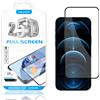 Newtop Protezione Schermo per iPhone 12 / 12 Pro - Vetro Temperato Curvo 2.5D