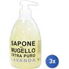 Sapone Del Mugello 3x Sapone Del Mugello Sapone 500 Ml. Extra Puro Lavanda