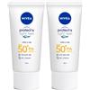 NIVEA Protect & Light Feel Perfect Sun Serum SPF50+ PA+++ 90ml + 90ml | Lightwei