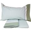 Fazzini Completo lenzuola matrimoniale set letto in morbida flanella Fazzini Soft