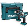 Makita DLX2131ZJ 18V LXT DHP482Z Trapano Combi & DTD152Z Urto Driver IN Makpac C