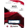 Kingston NV3 1TB Hard Disk SSD Interno M.2 2280 NVMe PCIe 4.0 6000/4000 MB/s