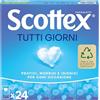 Scottex Box Tutti Giorni Fazzoletti di carta, Pratici e Comfortevoli, Con Carta Certificata FSC, Confezione da 24 Pacchetti