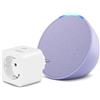 Amazon Echo Pop | Lavanda + Sengled Smart Plug, compatibile con Alexa - Kit di base per