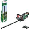 Bosch Home and Garden Tagliasiepi a batteria UniversalHedgeCut 18V-50 (1 da 2,5 Ah, sistema 18 Volt, lunghezza lama 50 cm, in confezione di cartone)