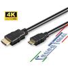 Cavo HDMI A a Mini HDMI C 2m MicroConnect 4K 30Hz HDR ARC Ethernet