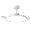 UNIVERSO VENTILATORE DA SOFFITTO CON LUCE PALE SCOMPARSA 40W LAMPADARIO SOSPENSIONE