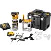 Dewalt DCW604P2-QW Elettrofresatrice Affindamento Base Fissa XR 18V 2 x 5.0Ah