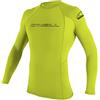 O'Neill Muta Unisex-Gioventù Basic Skins - Maglietta a Maniche Corte da Sole, Ragazzo, Unisex, Rash Vest, 3422-187-8, Lime, 8