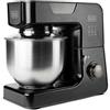 Black+Decker BXKM1000E - Impastatrice 1000W. Ciotola in acciaio inossidabile da 5,2L. 8 velocità + funzione Turbo. Coperchio anti-schizzi. Piedini antiscivolo. Nero