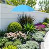 Ombrello vegetale per letti da giardino con baldacchino versatile di palo