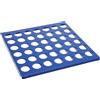 HENDI Ripiano o Griglia Forata di Ricambio per Scaffale in Alluminio (812273), in Polipropilene Blu, 400x404x(H)27mm