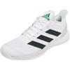 ADIDAS Adizero Ubersonic 4 M Grass, Sneaker Uomo, Ftwr White/Core Black/Team Green, 47 1/3 EU