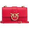 PINKO borsa a tracolla Love One Mini CL S Red - Antique Gold