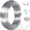 Cozary Filo Alluminio 1mm x 30 M, Filo di Ferro Modellabile, Filo Metallico per Bigiotteria Gioielli Abbellimenti, DIY Bijoux e Creazioni
