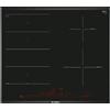 Bosch Piano cottura induzione 4 Fuochi elettrico incasso 60 cm Nero - PXE675DC1E