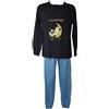 CRAZY FARM SG Pigiama uomo CRAZY FARM cotone leggero manica lunga collo serafino pantalone